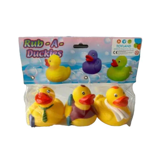 Bath Ducks Squeaks 3 Pcs