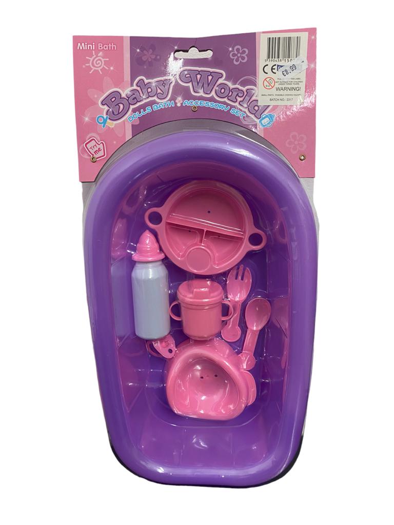 Dolls Bath & Accessories