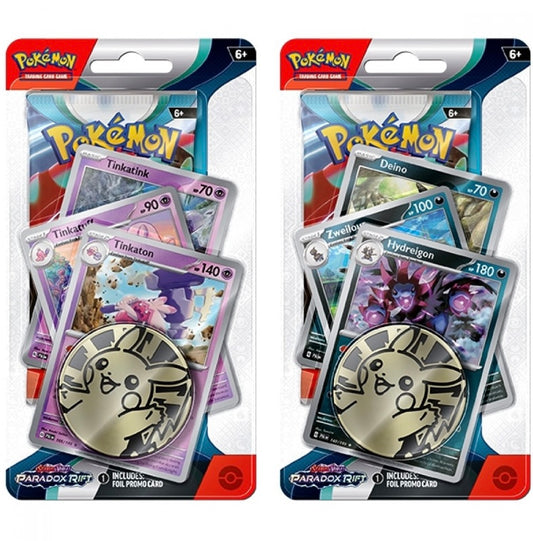 Pokemon Scarlet & Violet 4: Paradox Rift Premium Checklane Blisters