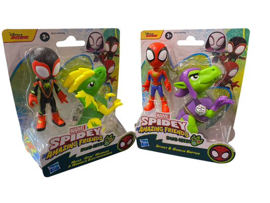 Spidey Amazing Friends  Hero Dino Web Figures Assorted