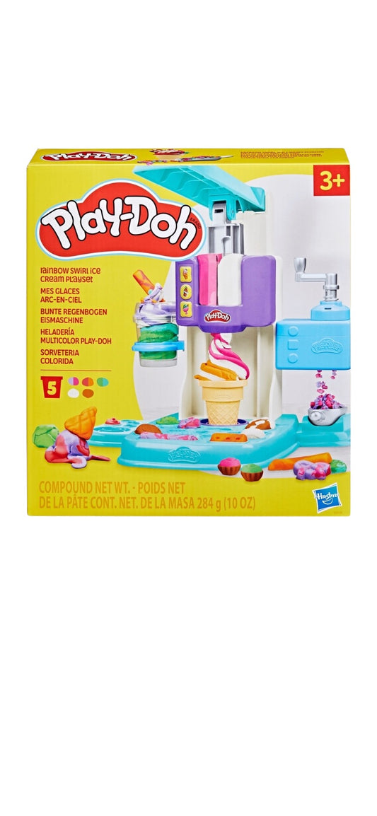 Play-doh Rainbow Swirl Ice Cream Playset