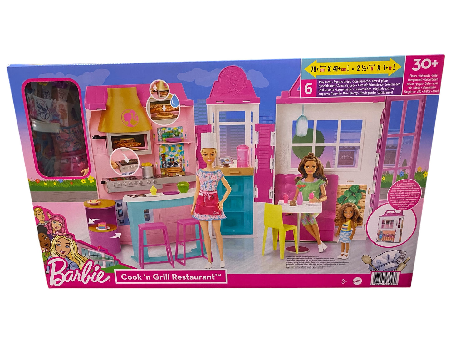 Barbie Cook N Grill Restaurant Playset