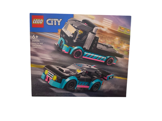 Lego City - Race Car & Car Carrier Truck