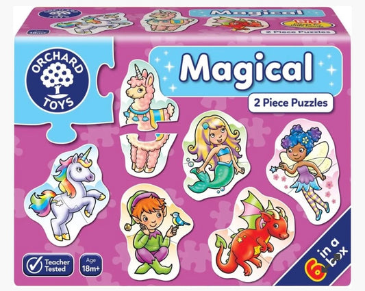 Orchard Toys - Magical 2 Piece Puzzle (6 In A Box)