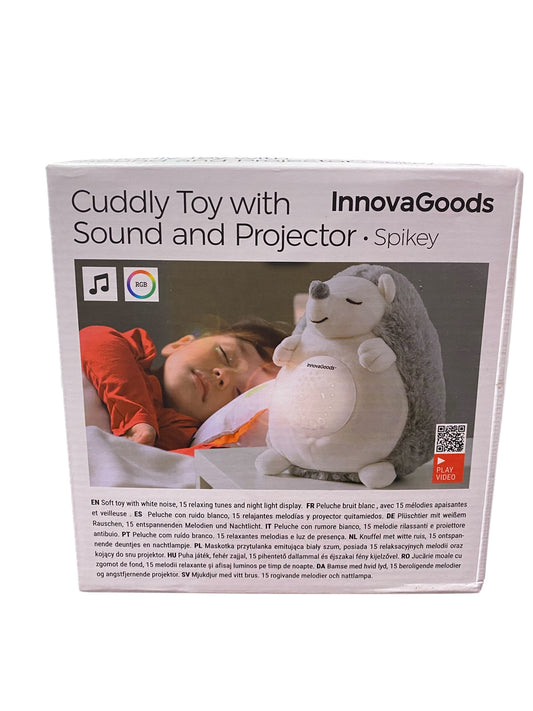 Plush Hedgehog With White Noise & Remover Projector