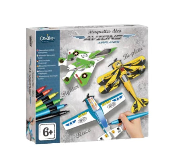 Creative set for children- decorative models “airplanes “