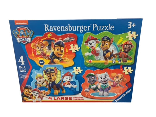 Ravensburger 4 in 1 Shaped Puzzles - Paw Patrol