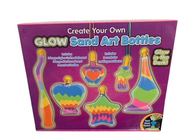 Create your own Glow Sand Art Bottles