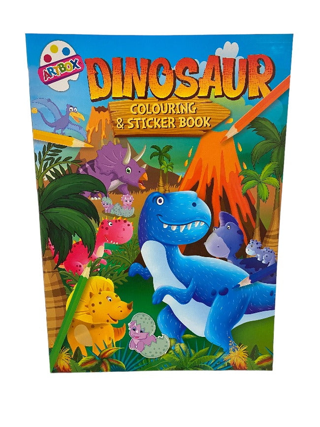 Dinosaur Colouring & Sticker Book