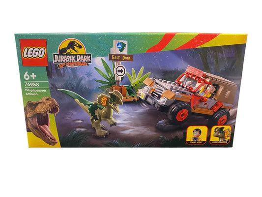 Lego Jurassic Park - Dilophosaurus Ambush