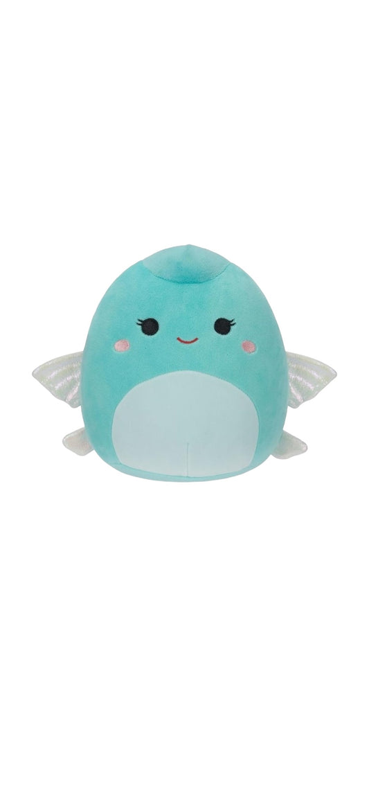 💥New💥 Squishmallow 7.5” Bette the Aqua Blue Flying Fish