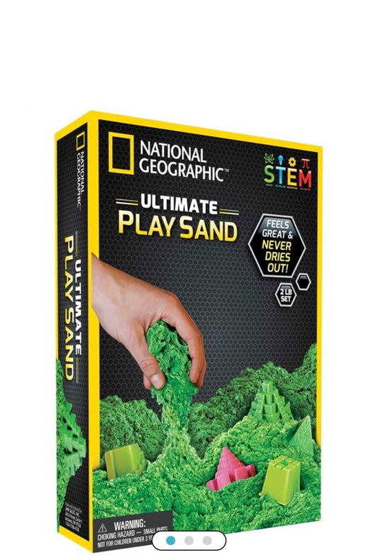 National Geographic Ultimate Green Play Sensory Sand