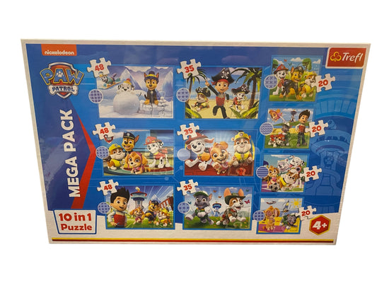 Paw Patrol Mega 10 in 1 Puzzle