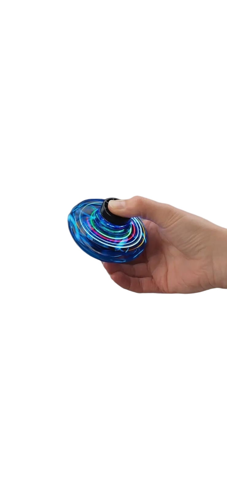 Vortex Spinner ( Blue ) - Electronic Flying Fidget Spinner