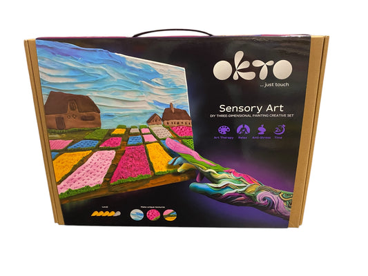 Sensory Art Canvas 3D - Flower Beds In Holland - Vincent Van Gough