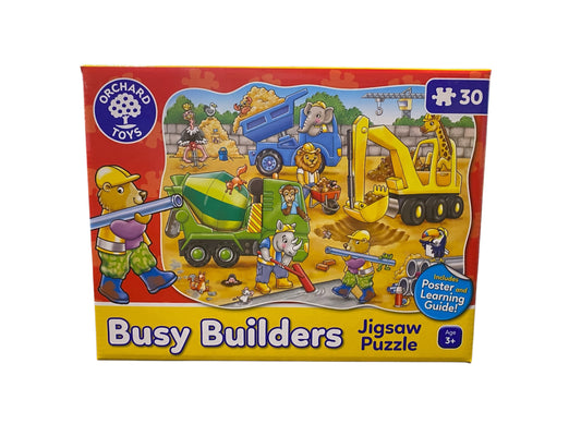 Busy Builders Jigsaw Puzzle (30 Piece )