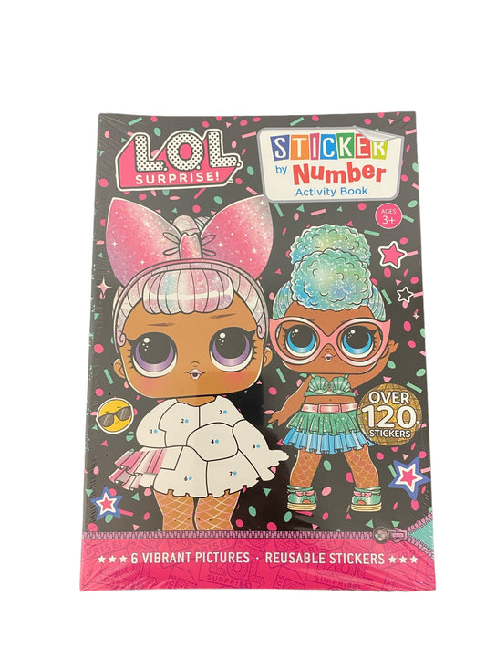 L.O.L Surprise Sticker By Number Activity Book