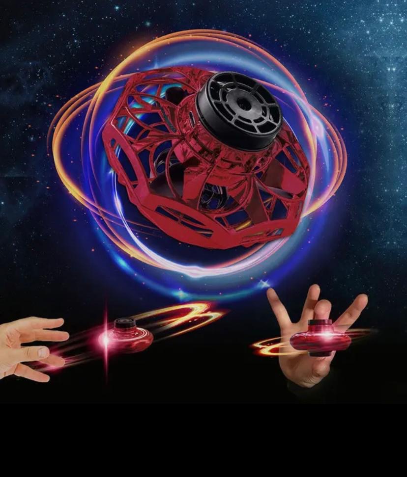 Vortex Spinner ( Red ) - Electronic Flying Fidget Spinner